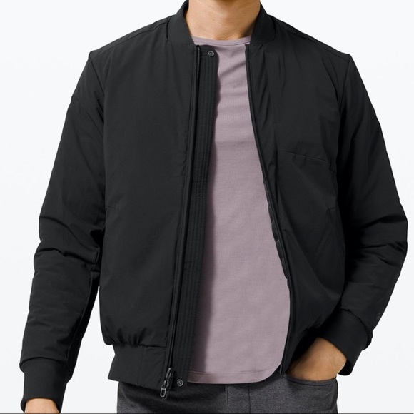 NWT Lululemon Switch Over Bomber Jacket Black